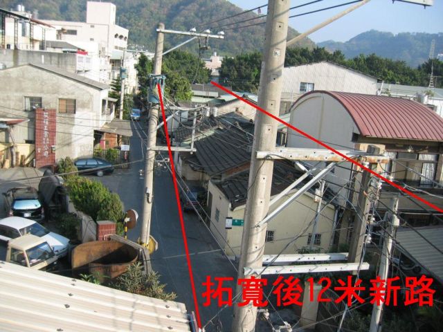 南田街一九○號前